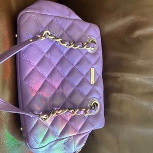 Purple leather Kate spade handbag